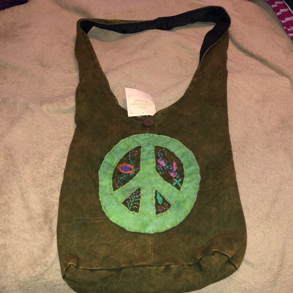 Peace sign bag